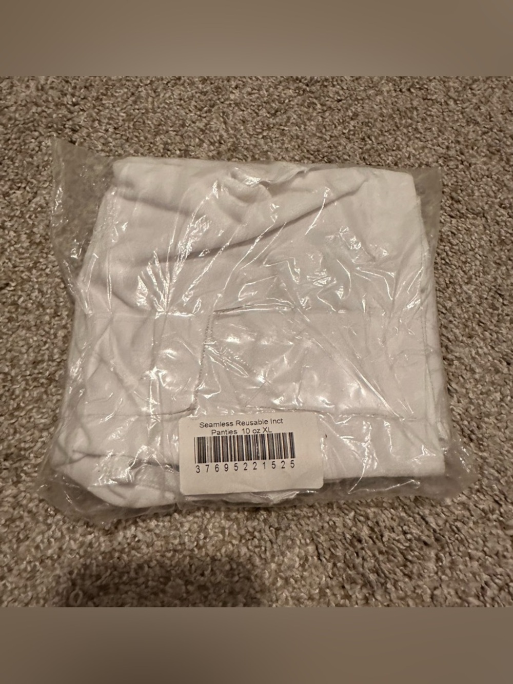 Seamless Reusable White Panties